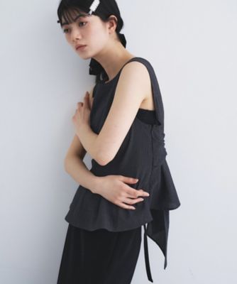 【今期人気アイテム】バックリボンフレア袖トップス CELFORD（セルフォード）の「バックリボンフレア袖トップス（シャツ