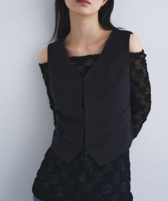 ＜CODE A (Women)＞ｆｒｏｎｔ　ｈｏｏｋ　ｓｈｏｒｔ　ｖｅｓｔ（２００２６１７３４８）