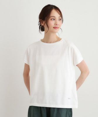 ＜LAURA ASHLEY＞【日本製】コットン天竺Ｔシャツ（２００２６１７３５８）