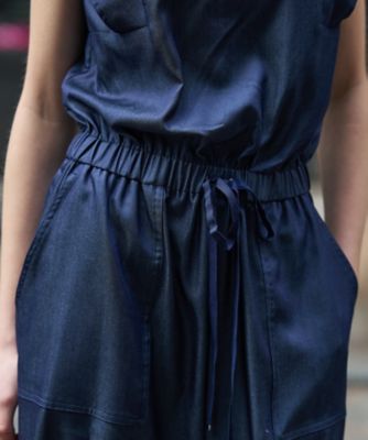 DRESSTERIOR【ウォッシャブル】フレンチスリーブ コンビネゾン ウォッシャブル】フレンチスリーブ コンビネゾン
