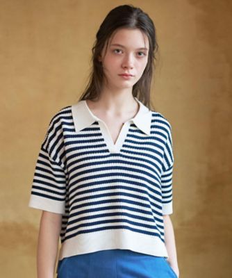 ＜DRESSTERIOR (Women)＞ウォッシャブルスキッパークロップドニット（２００２６１７４１７）