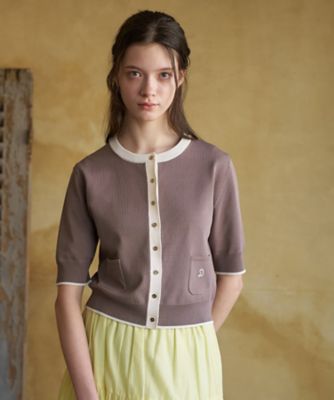 ＜DRESSTERIOR (Women)＞【ｏｔｏｎａＭＵＳＥ５月号掲載／ＵＶカット／ウォッシャブル】クールタッチ　コンビ　カーディガン（２００２６１８２１５）