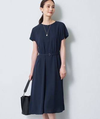 ☆ほぼ未使用☆芽風　ワイドシルエットワンピース　ペイント柄　一枚布　ブラック 手洗い可】プリント柄ワンピース（2002618564） | Reflect