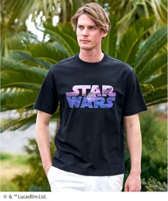 ◇【接触冷感】STAR WARS ロゴTシャツ（2002619078
