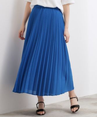 体型カバー・洗える】ドライタッチプリーツスカート