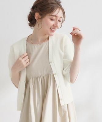 ＜COUTURE BROOCH (Women)＞パワショルカーディガン（２００２６２０９９７）