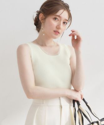 チュール付きタンクトップ（2002620999） | COUTURE BROOCH