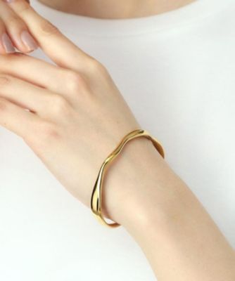 ＜DRESSTERIOR (Women)＞ゴールドウェーブバングル（２００２６２１００３）