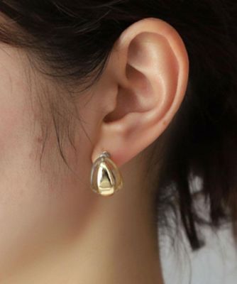 ＜DRESSTERIOR (Women)＞クリア×ゴ－ルドピアス（２００２６２１００５）