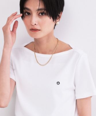 ＜OPAQUE.CLIP (Women)＞【ＰＥＴＩＴ　ＢＡＴＥＲＵ／プチバトー】ボートネック半袖Ｔシャツ（２００２６２３６１２）