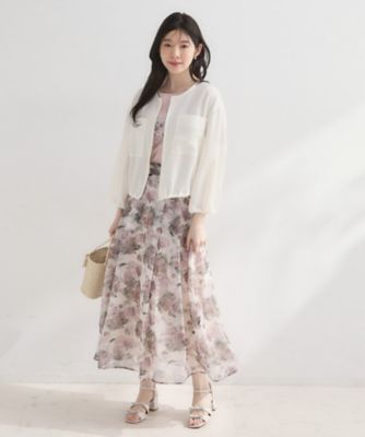 美品✨セオリー CRUSHED SATIN ブルゾン お家洗い可 ネイビー S index（インデックス）の「◇≪S-LLsize≫ 撥水ギャザーショート