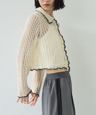 一部店舗限定】ネップメッシュカーディガン（2002624541