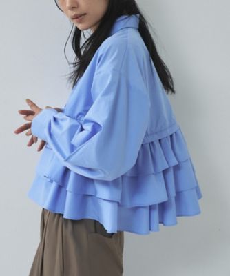 ＜GALLEST (Women)＞【一部店舗限定】ティアードフリルシャツ（２００２６２４５４５）
