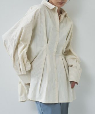 【一部店舗限定】ストライプタックシャツ（２００２６２４５４６）