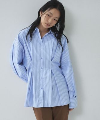 【一部店舗限定】ストライプタックシャツ（２００２６２４５４６）
