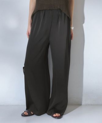 超美品 アンタイトル 大きいサイズ 42 2ボトムスーツ クロ ストライプ UNTITLED L (Women/大きいサイズ) / アンタイトルL TOP | レディース