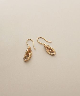 ＜COCOSHNIK (Women)＞Ｋ１０ミックスチェーン　フックピアス（２００２６２４９６６）