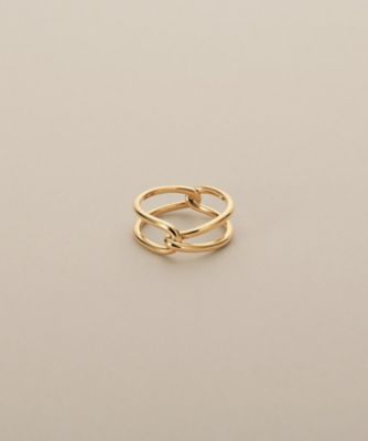 ＜COCOSHNIK (Women)＞Ｋ１０デュアルノット　リング（２００２６２４９７５）
