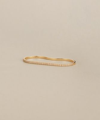 ＜COCOSHNIK (Women)＞Ｋ１０ダイヤモンド　ダブルフィンガー　リング（２００２６２４９７７）