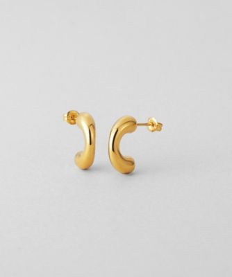 ＜COCOHNIK ONKITSCH (Women)＞シルバー　ニュアンスアークピアス　ＧＰ（２００２６２５９７３）