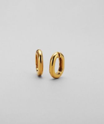 ＜COCOHNIK ONKITSCH (Women)＞シルバー　ハギーイヤリング　トラック　ＧＰ（２００２６２５９８３）