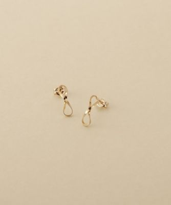 ＜COCOHNIK ONKITSCH (Women)＞Ｋ１０エイトプレートピアス（２００２６２５９８６）