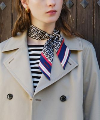 ＜DRESSTERIOR (Women)＞【ｏｔｏｎａＭＵＳＥ５月号掲載】オーバーラップサークルツイリースカーフ（２００２６２６５２６）