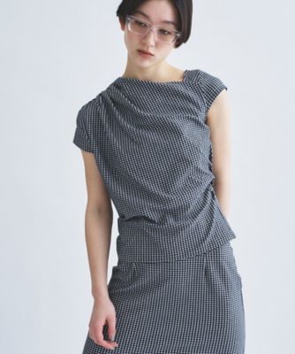 ＜CODE A (Women)＞ｇｉｎｇｈａｍ　ｅｄｇｅ　ｔｏｐｓ（２００２６２７３５０）