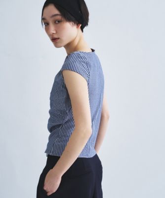 gingham edge tops（2002627350） | CODE A
