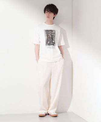 モノクロ フォトグラフィー 半袖Tシャツ 洗濯機OK