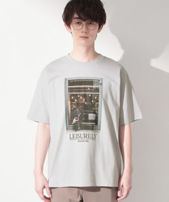 モノクロ フォトグラフィー 半袖Tシャツ 洗濯機OK