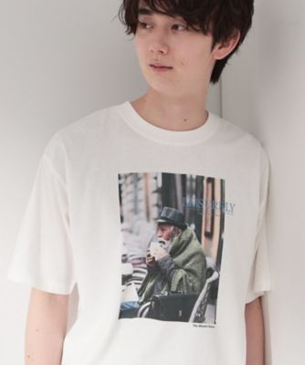 モノクロ フォトグラフィー 半袖Tシャツ 洗濯機OK