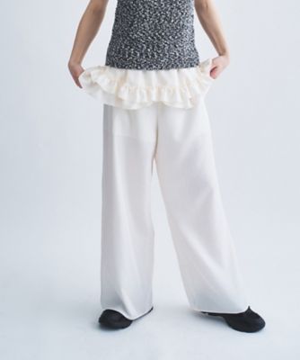 ＜CODE A (Women)＞ｆｒｉｌｌ　ｗｉｄｅ　ｐａｎｔｓ（２００２６２７５７０）