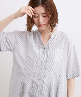 洗濯機OK】さらっと軽やか、フレアシャツ（2002629445