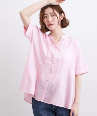 洗濯機OK・ひんやり】さらっと軽やか、夏のフレアシャツ