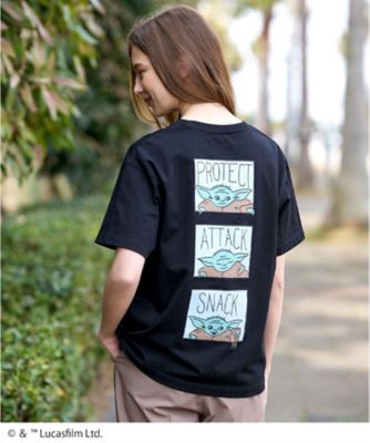 ＜DRESSTERIOR (Women)＞【接触冷感】ＳＴＡＲ　ＷＡＲＳ　カートゥーンＴシャツ（２００２６２９５０２）