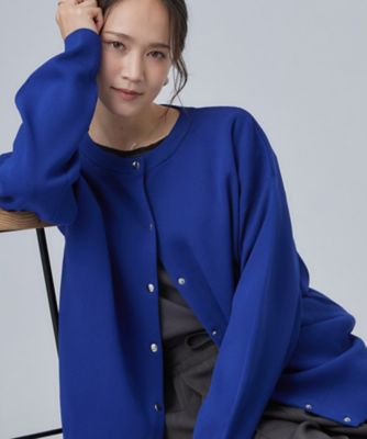  ニットカーディガン　最終値下げ セットアップ可／洗濯機可】軽やかに羽織れる スポンディシュニット