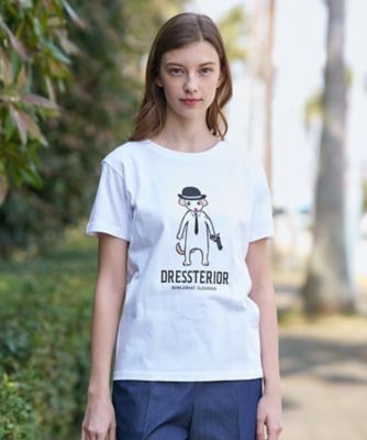 ＜DRESSTERIOR (Women)＞ＥＣ＆ルクア限定ボーラーハットクロックドッグＴシャツ（２００２６２９６０６）