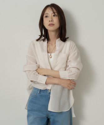 シルキータッチシアーシャツ（2002630414） | UNTITLED L