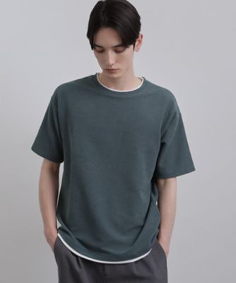 リブフェイクレイヤードTシャツ（2002630450） | tk. TAKEO