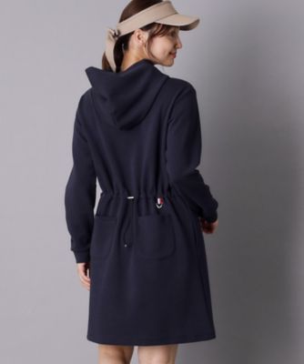 ADABAT NAVY】長袖フーディワンピース