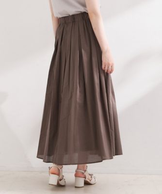 コットンフレアロングスカート（2002637335） | COUTURE