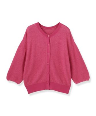 美品　アパートメントスリー カシミヤ混　名作　ニット　カーディガン M ゆったり 前後2WAY】コットン混カールプルオーバー（2002637663