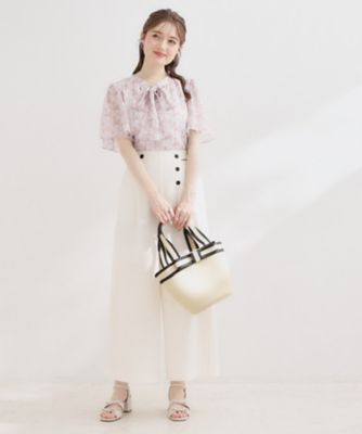 極美品♡ルネ♡フラワープリントブラウス モザイクフラワープリントブラウス（2002637963） | COUTURE