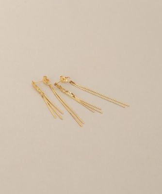 シャンデリアラインコンビネーション ピアス ※シングル | AHKAH (Women