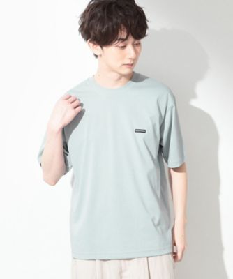 ワンポイント刺繍 半袖Tシャツ 洗濯機OK（2002640036