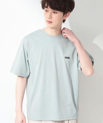 ワンポイント刺繍 半袖Tシャツ 洗濯機OK（2002640036
