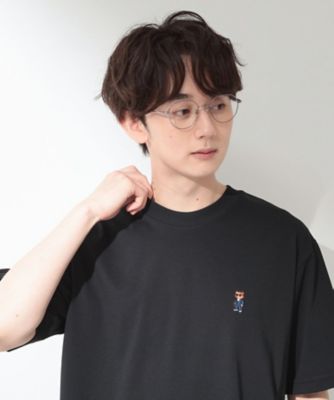 クマ刺繍 半袖Tシャツ 洗濯機OK（2002640373） | THE