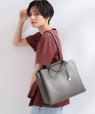 伊勢丹新宿店限定】レザーペーパーバッグ（特小） マクミラン柄
