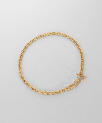 シルバー ミックスリンクマンテルネックレス GP